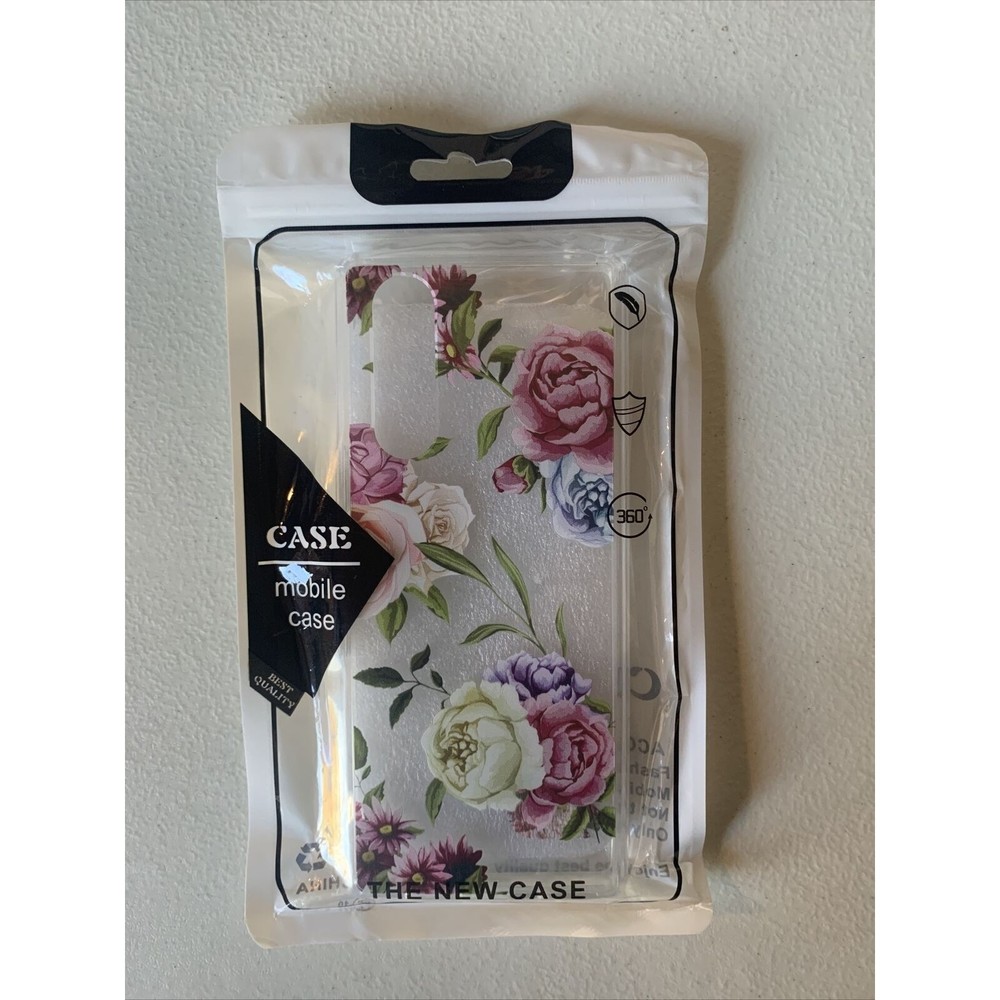 Sony Xperia 5 Clear Case with Rose Design